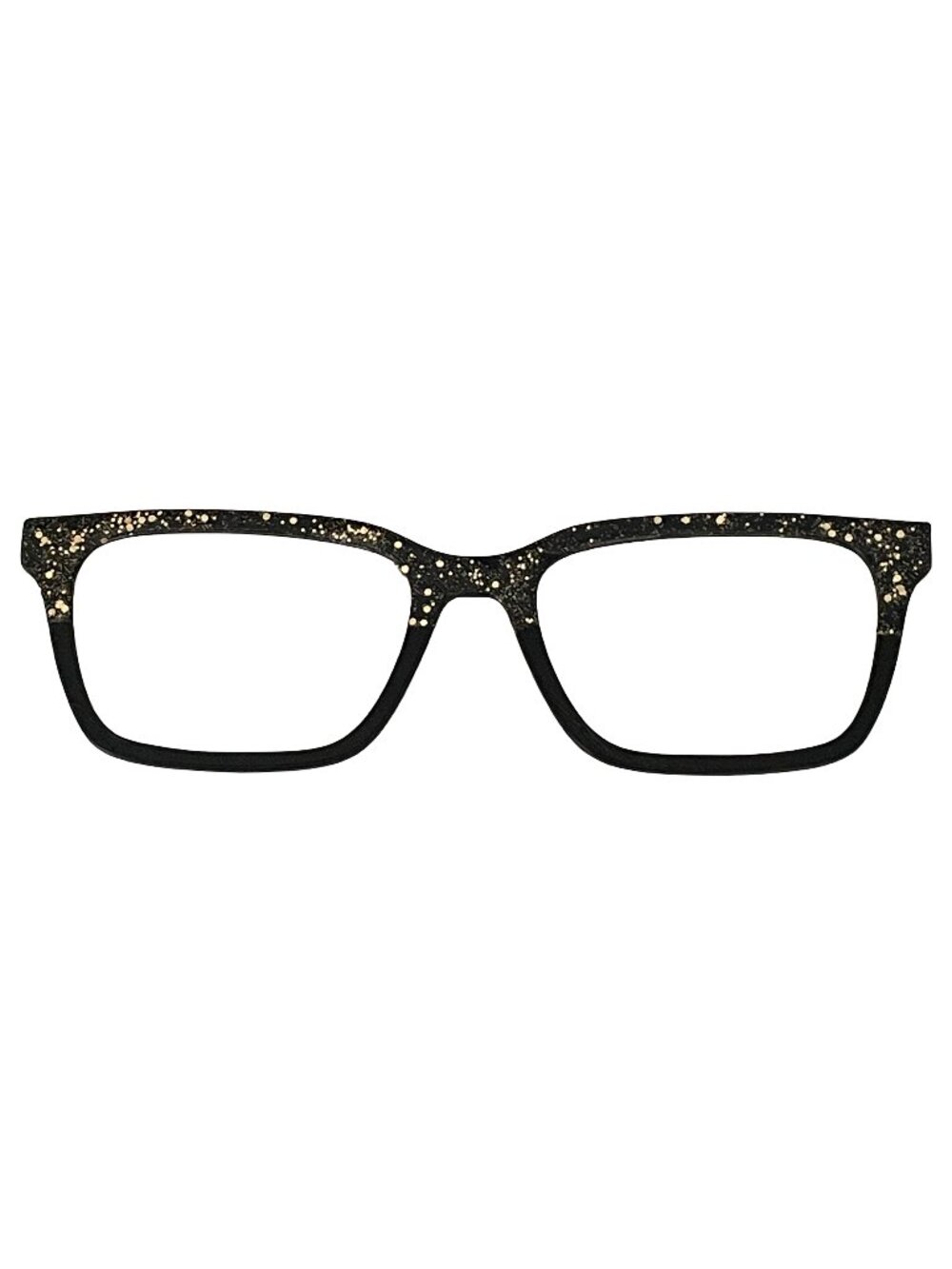 Black Glittered Larkin Pair Eyewear Topper-Black Larkin Topper-New!